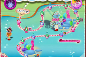 Carte de Candy Crush Saga, nouvel univers